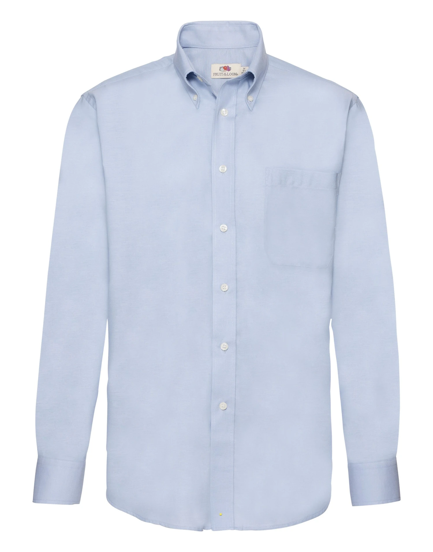 Fruit Of The Loom Mens Long Sleeve Oxford Shirt 4 Fruit Of The Loom Mens Long Sleeve Oxford Shirt - Image 4