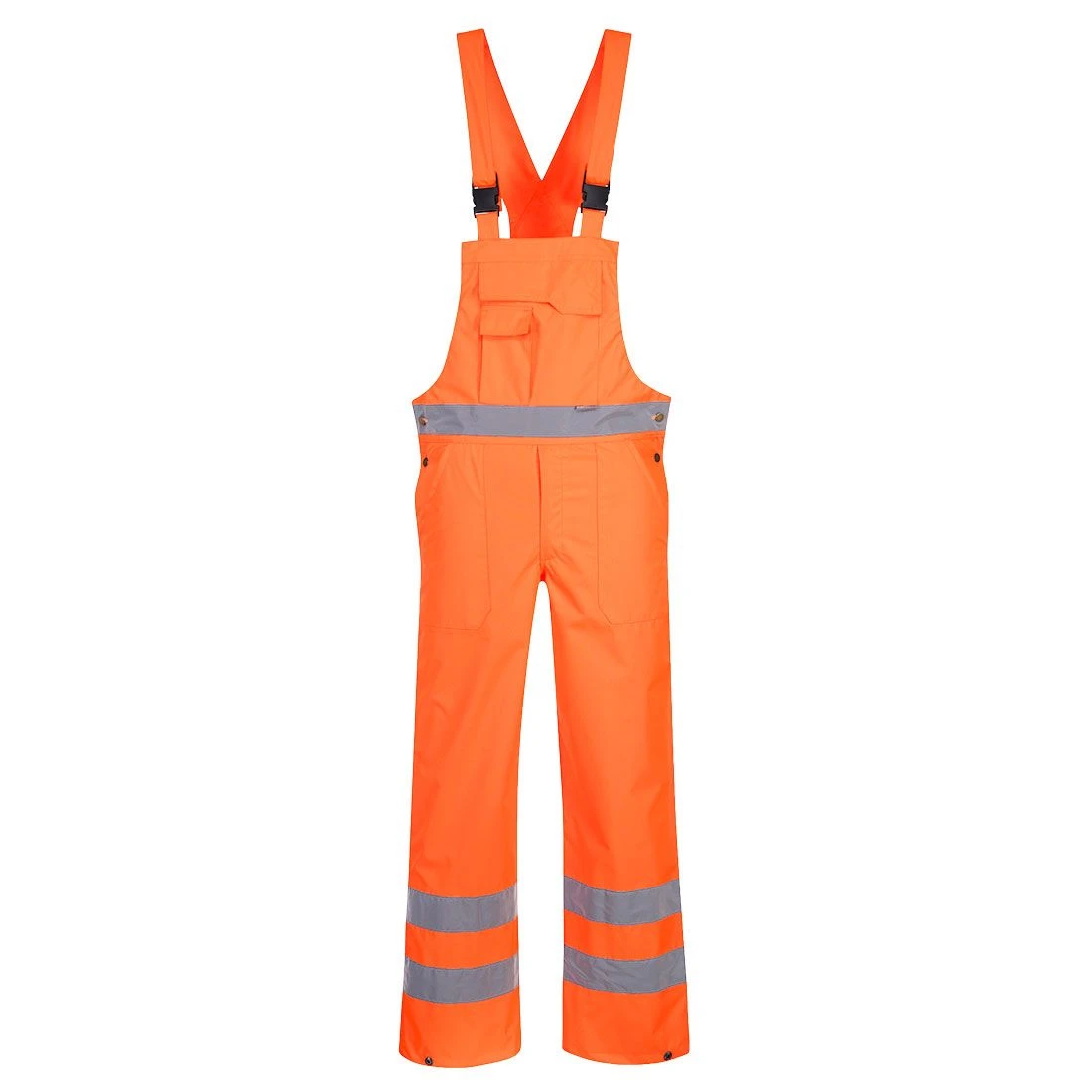 Portwest Hi-Vis Breathable Rain Bib And Brace 1 Portwest Hi-Vis Breathable Rain Bib And Brace
