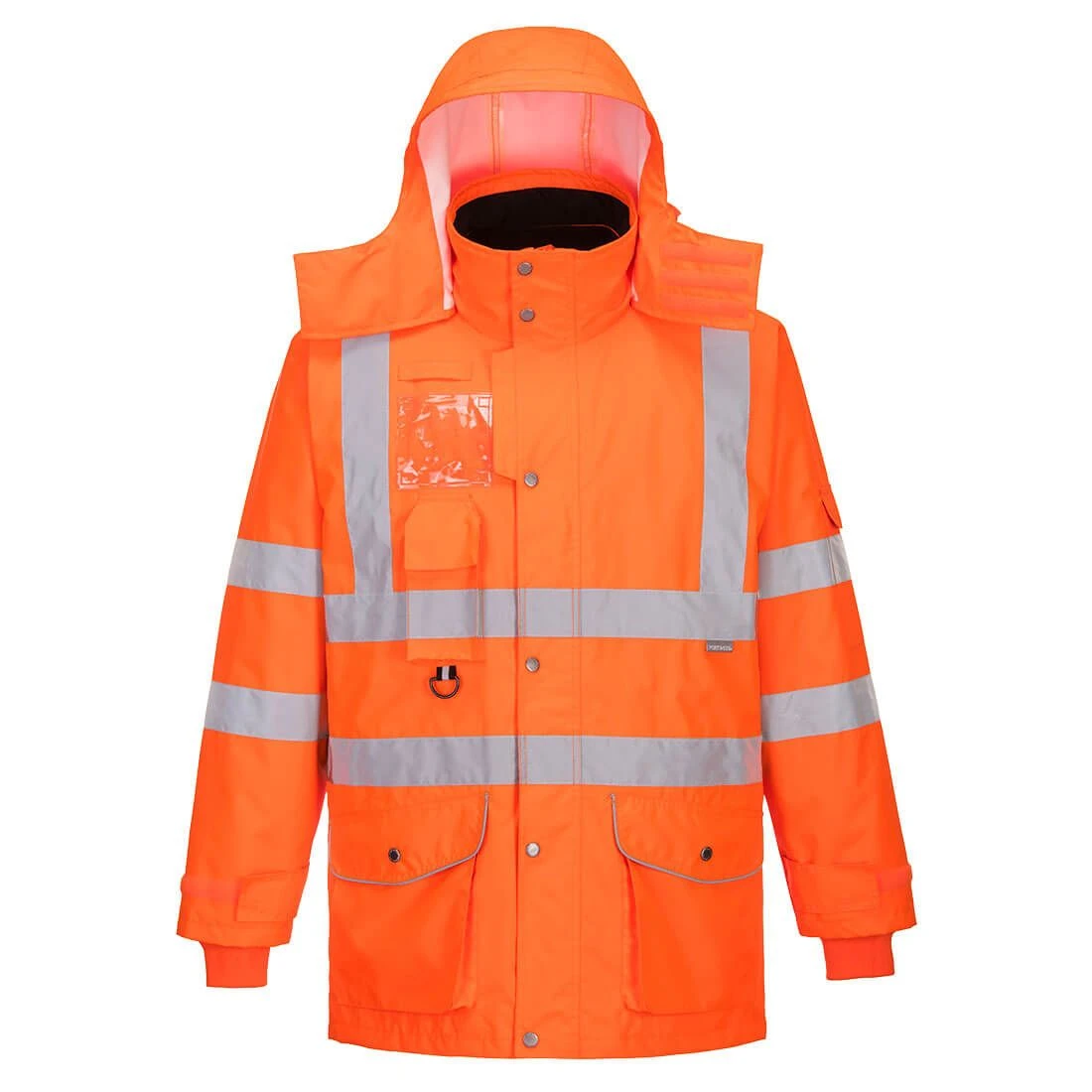 Portwest Hi-Vis Breathable 7-in-1 Traffic Jacket 1 Portwest Hi-Vis Breathable 7-in-1 Traffic Jacket
