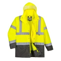Portwest Hi-Vis 5-in-1 Contrast Executive Jacket -Outlet Elite Togs Store 1ccbe88011be7da810bd7ca82e8f3b329b714fdba5a665197f96e439cd46f248