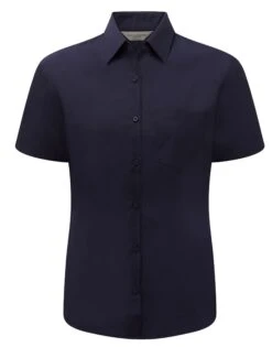 Russell Collection Ladies' Short Sleeve Classic Polycotton Poplin Shirt 19 Russell Collection Ladies' Short Sleeve Classic Polycotton Poplin Shirt -Outlet Elite Togs Store 1f2f482f24202ab07a3dc5ddde382308da69ae2fabe1e3a4cc4f004f2653aefa