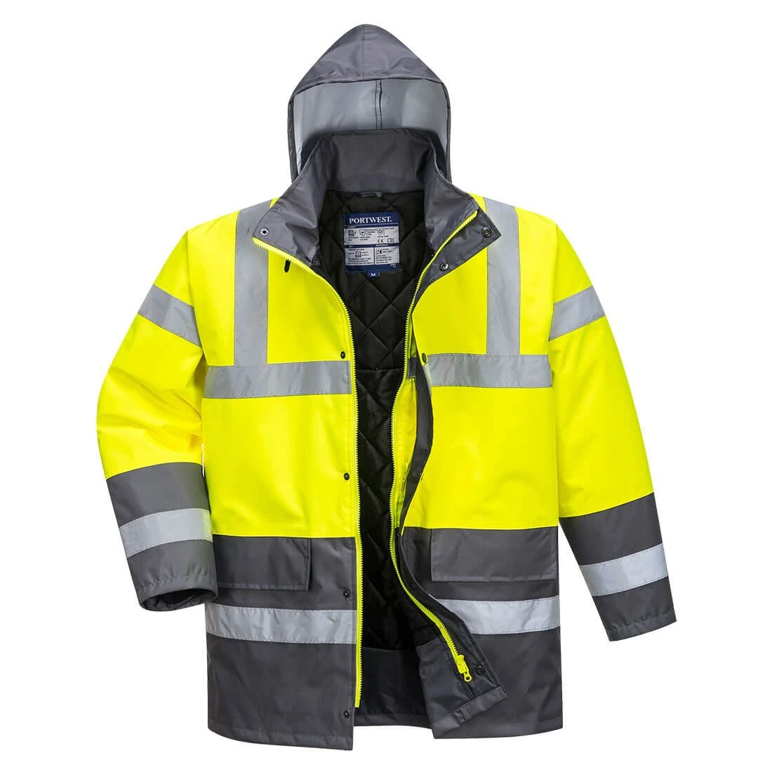 Portwest Hi-Vis Contrast Winter Traffic Jacket 3 Portwest Hi-Vis Contrast Winter Traffic Jacket - Image 3
