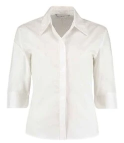 Kustom Kit Tailored Fit 3/4 Sleeve Continental Blouse -Outlet Elite Togs Store 21d27eff8b1908617c1b7cb23cd299fec5f56a4c85930f698d9ea9ae284dbedd