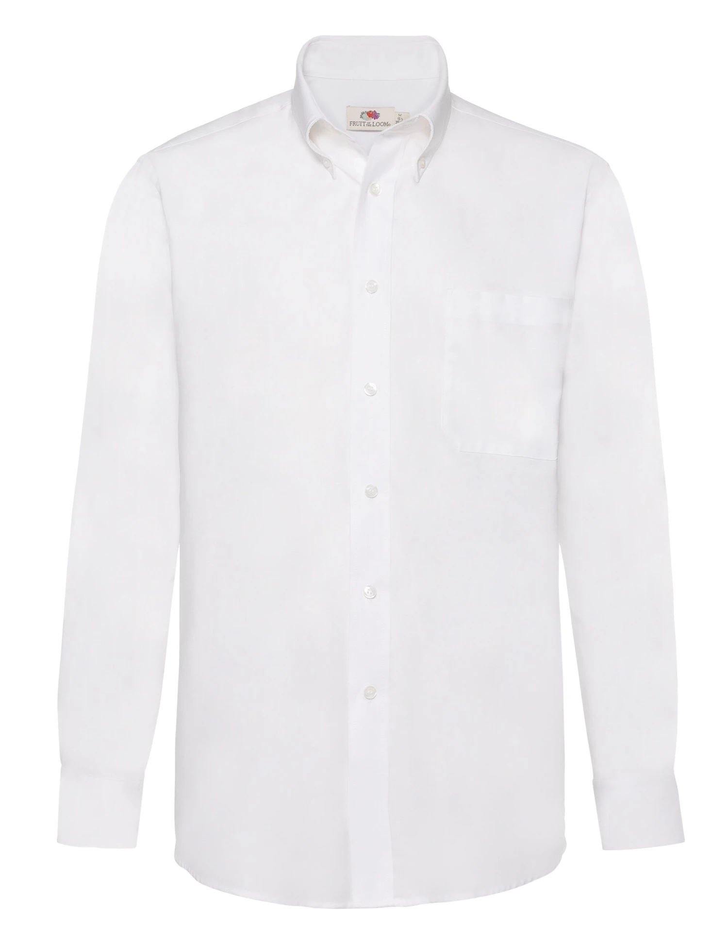 Fruit Of The Loom Mens Long Sleeve Oxford Shirt 5 Fruit Of The Loom Mens Long Sleeve Oxford Shirt - Image 5