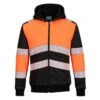 Portwest PW3 Zipped Class 1 Winter Hoodie