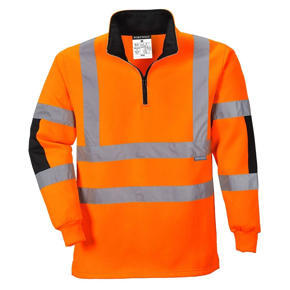 Portwest Xenon Hi-Vis Rugby Shirt 1 Portwest Xenon Hi-Vis Rugby Shirt
