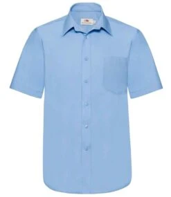 Fruit Of The Loom Mens Short Sleeve Poplin Shirt -Outlet Elite Togs Store 29d90ed05dc05646119534cc3885c1bbe4ee1a39d1fc380fc2a9565a0ee2ea2c