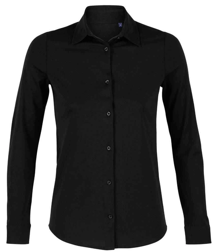 NEOBLU Ladies Balthazar Jersey Long Sleeve Shirt 1 NEOBLU Ladies Balthazar Jersey Long Sleeve Shirt