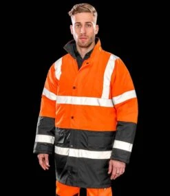 Result Safe-Guard Motorway 2-Tone Safety Coat -Outlet Elite Togs Store 2cefa73690dc76cfc552cbf68d2b040274b37a87aff3a45acda93ef17cafe724