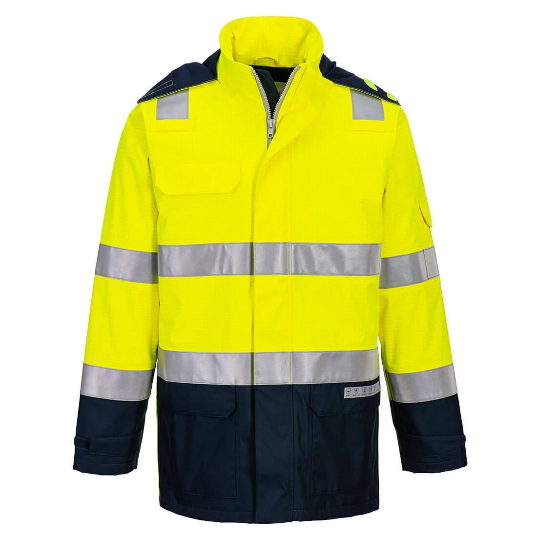 Portwest Bizflame Rain+ Hi-Vis Light Arc Jacket 1 Portwest Bizflame Rain+ Hi-Vis Light Arc Jacket