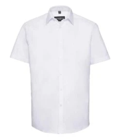 Russell Collection Mens Short Sleeve Tailored Herringbone Shirt -Outlet Elite Togs Store 34ee103fa6b2a15e0665418931fec85cb97453c85e05eda49bff95e7402a7424