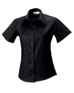 Russell Collection Ladies' Short Sleeve Tailored Ultimate Non-Iron Shirt
