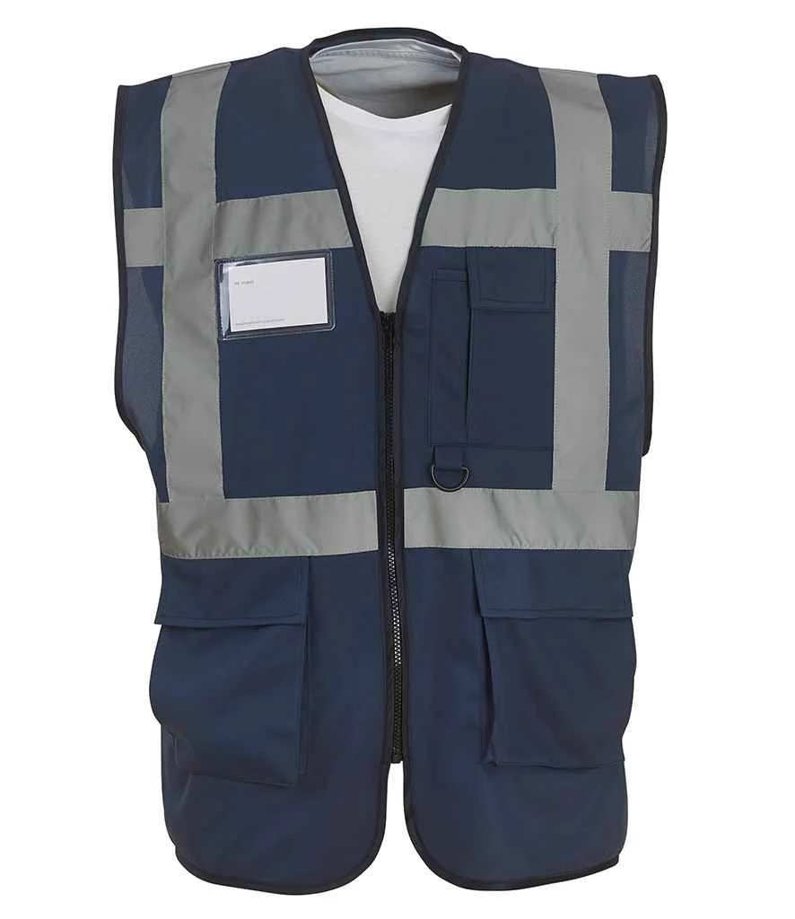 Yoko Hi-Vis Executive Waistcoat 6 Yoko Hi-Vis Executive Waistcoat - Image 6