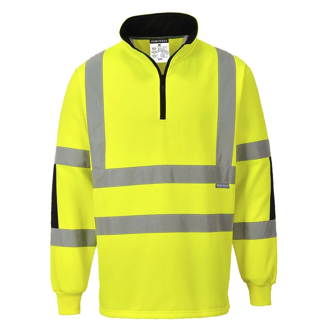 Portwest Xenon Hi-Vis Rugby Shirt 2 Portwest Xenon Hi-Vis Rugby Shirt - Image 2