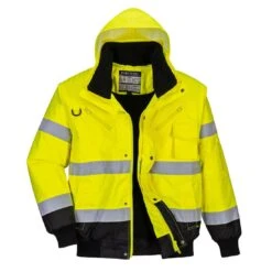 Portwest Hi-Vis 3-in-1 Contrast Bomber Jacket -Outlet Elite Togs Store 48e862fd0016438948260aa749b30ffaefb5ee8eb20e47f1bf9d2c2b47a9477c