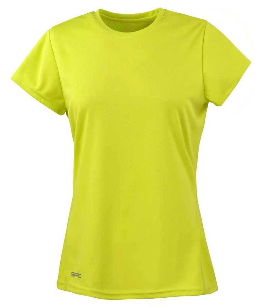Spiro Ladies' Quick Dry Short Sleeve T-Shirt 8 Spiro Ladies' Quick Dry Short Sleeve T-Shirt - Image 8
