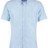 Kustom Kit Slim Fit Short Sleeve Workwear Oxford Shirt