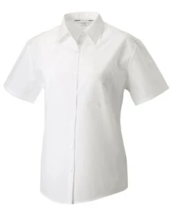 Russell Collection Ladies' Short Sleeve Classic Polycotton Poplin Shirt 18 Russell Collection Ladies' Short Sleeve Classic Polycotton Poplin Shirt -Outlet Elite Togs Store 5388ca5c5beba319b2158e5727bfe07e19aa273b13a374c76883bdc57bfb66d8
