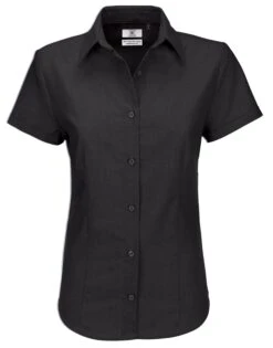 B&C Womens Oxford Short Sleeve Shirt