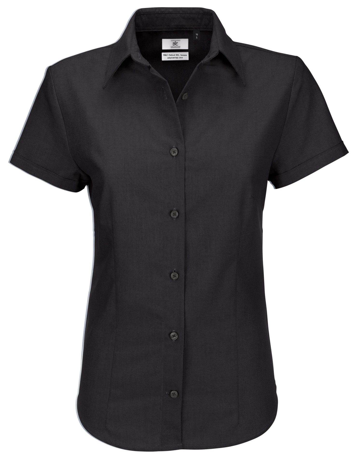B&C Womens Oxford Short Sleeve Shirt 1 B&C Womens Oxford Short Sleeve Shirt