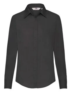 Fruit Of The Loom Ladies' Long Sleeve Poplin Shirt