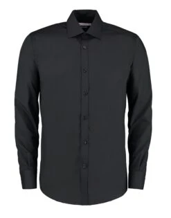Kustom Kit Slim Fit Long Sleeve Business Shirt