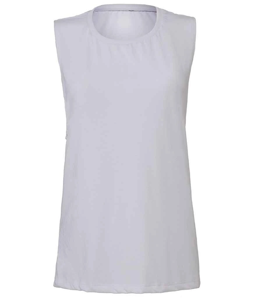 Bella+Canvas Bella Ladies Flowy Scoop Muscle Tank Top 5 Bella+Canvas Bella Ladies Flowy Scoop Muscle Tank Top - Image 5