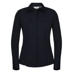 Russell Collection Ladies' Long Sleeve Fitted Polycotton Poplin Shirt 16 Russell Collection Ladies' Long Sleeve Fitted Polycotton Poplin Shirt -Outlet Elite Togs Store 6bdb1affd684ff3f4b337bb04e7bf7f3e3e9a6b7a146f36224f05344fbc4e859