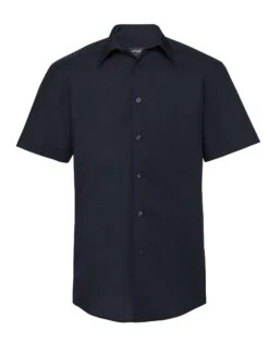 Russell Collection Mens Short Sleeve Tailored Polycotton Poplin Shirt -Outlet Elite Togs Store 6f28da8a054671edf66685e78a5abe51fa8c7fc68aa94320fe7db47b912a08be