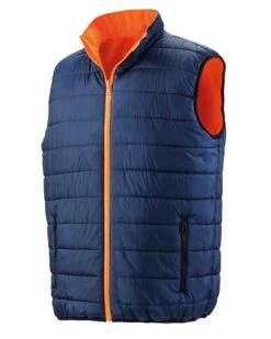 Result Safe-Guard Reversible Soft Padded Safety Gilet