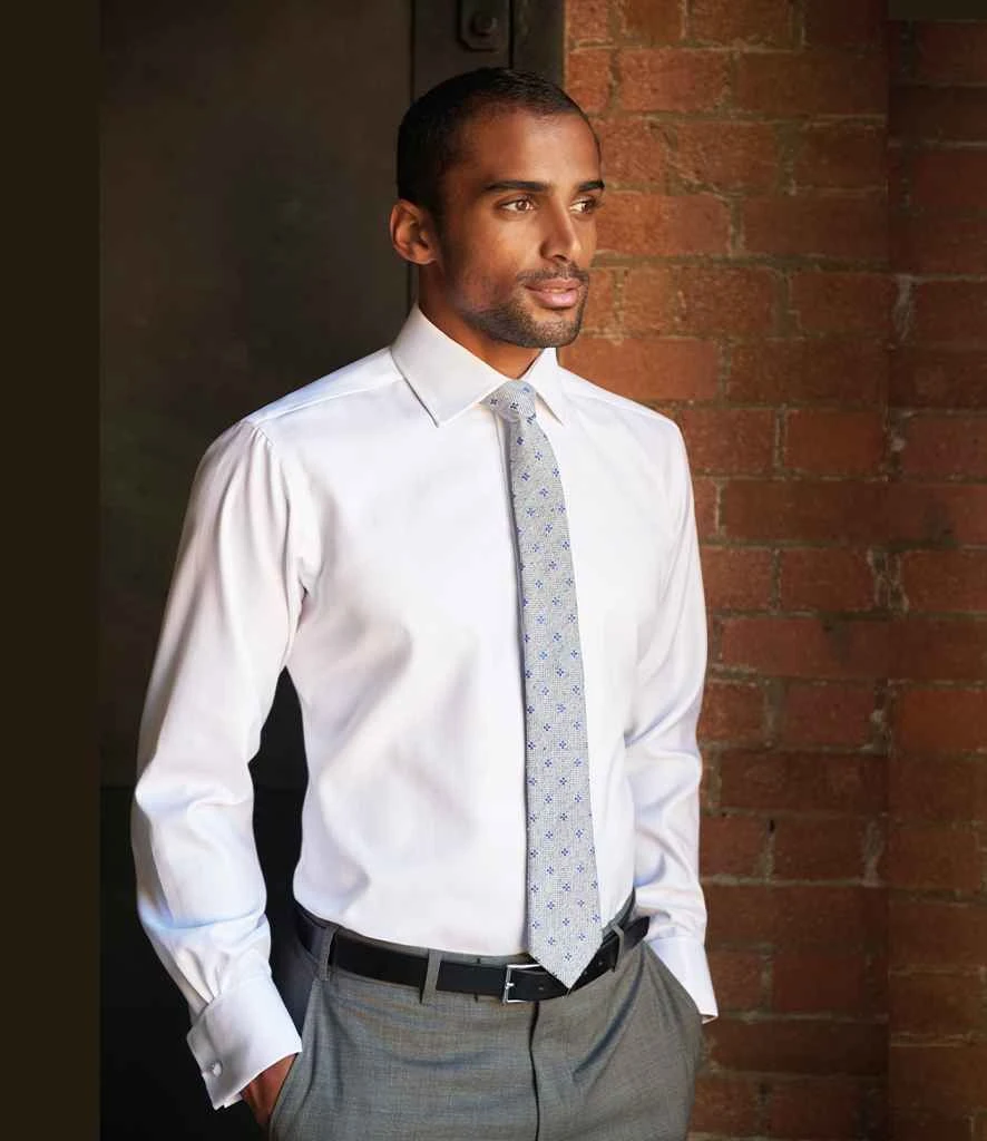 Brook Taverner Andora Long Sleeve Herringbone Shirt 2 Brook Taverner Andora Long Sleeve Herringbone Shirt - Image 2