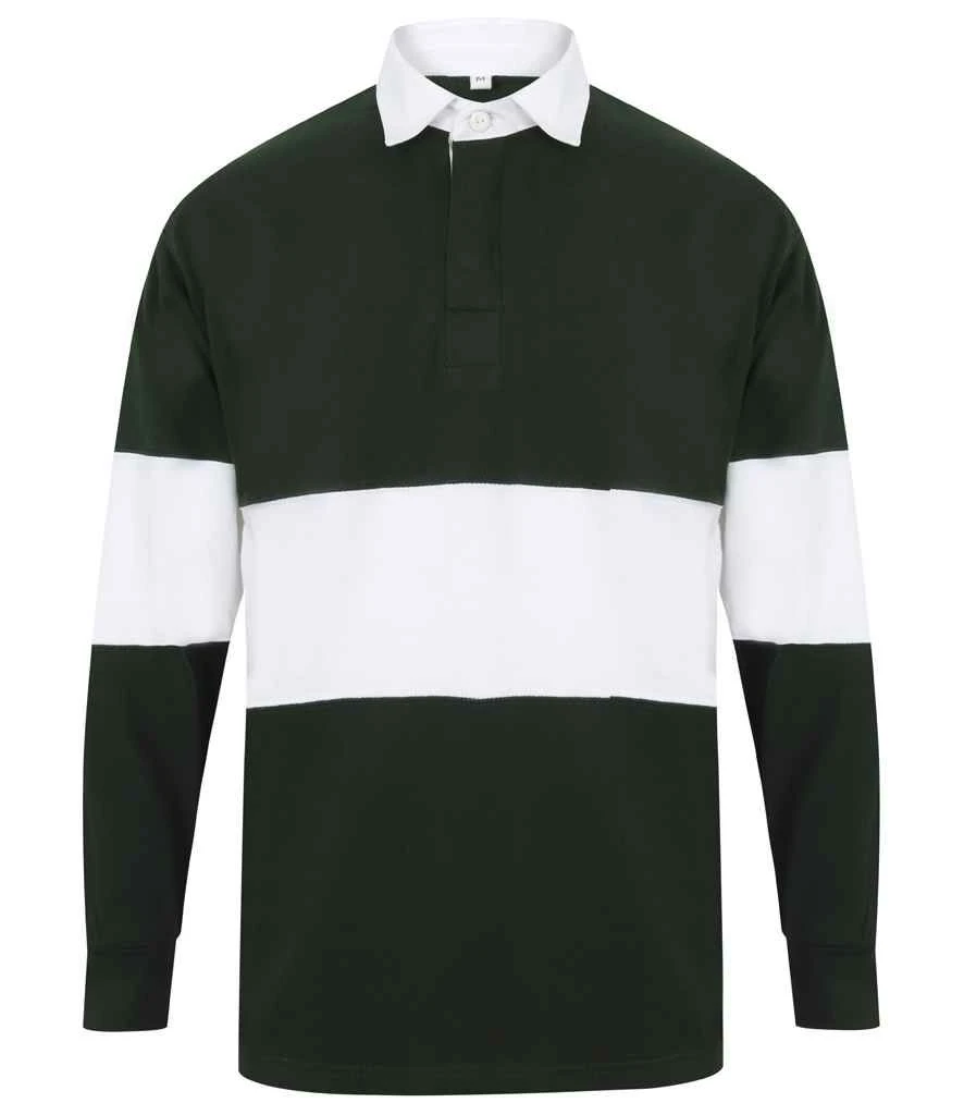 Front Row Panelled Rugby Shirt 3 Front Row Panelled Rugby Shirt - Image 3