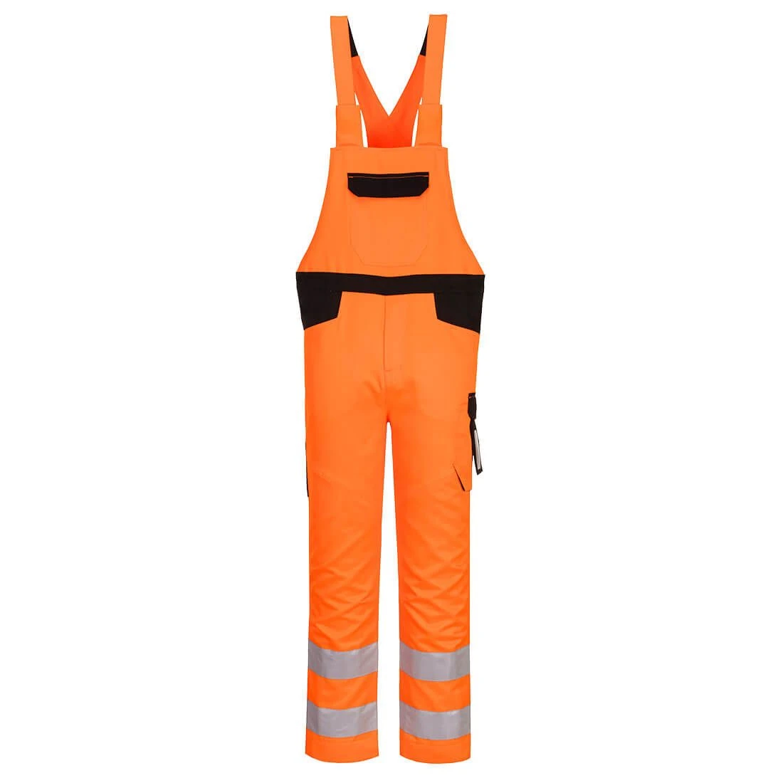 Portwest PW2 Hi-Vis Bib And Brace 2 Portwest PW2 Hi-Vis Bib And Brace - Image 2