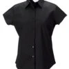 Russell Collection Ladies' Short Sleeve Fitted Stretch Shirt