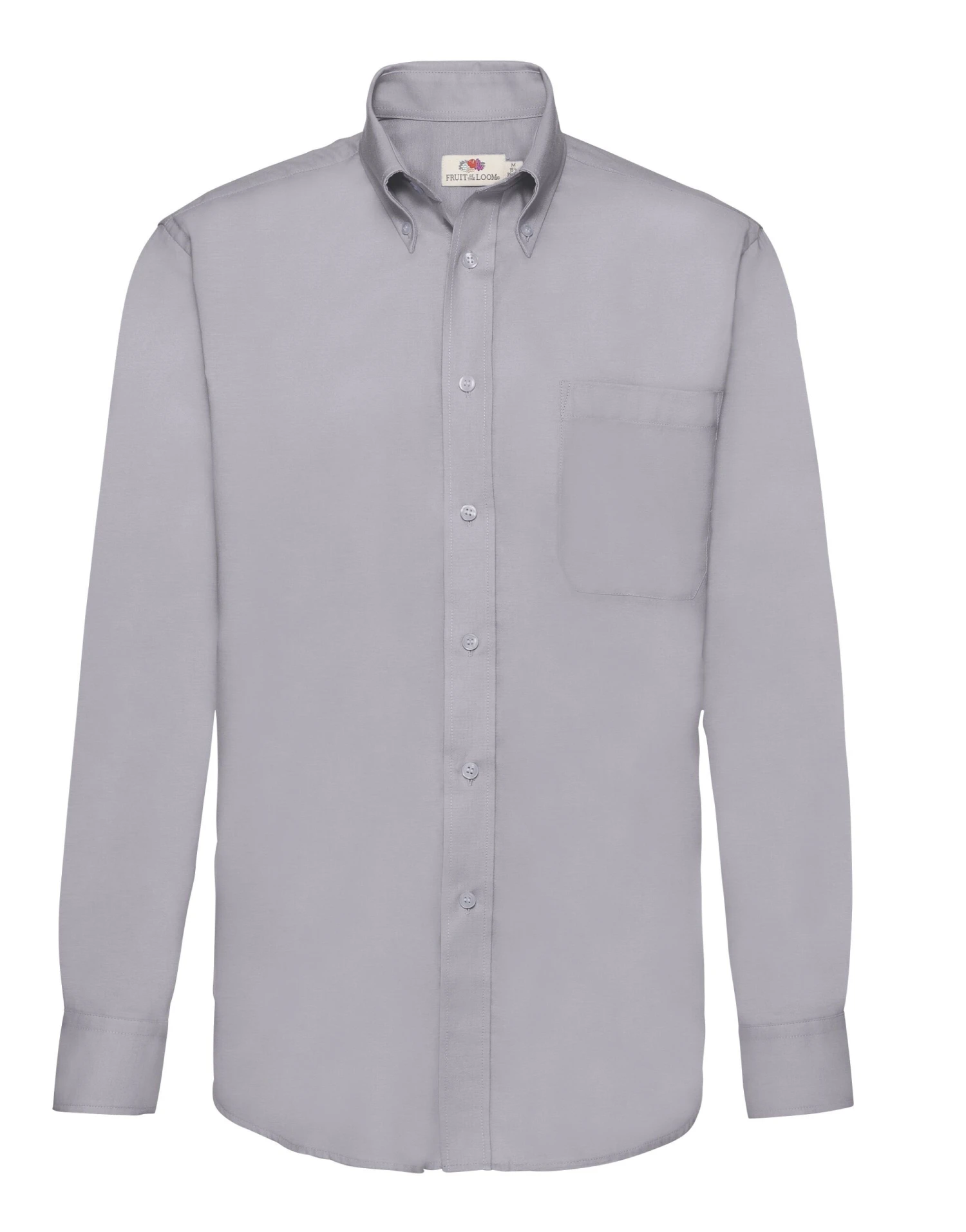 Fruit Of The Loom Mens Long Sleeve Oxford Shirt 6 Fruit Of The Loom Mens Long Sleeve Oxford Shirt - Image 6