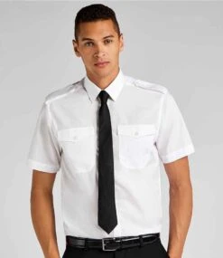 Kustom Kit Tailored Fit Short Sleeved Pilot Shirt -Outlet Elite Togs Store 8d716f730b271b85c551ef3d18a155ad4e830565064a7c69a0820b7fa703dafa