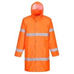 Portwest Hi-Vis Rain Coat 100cm