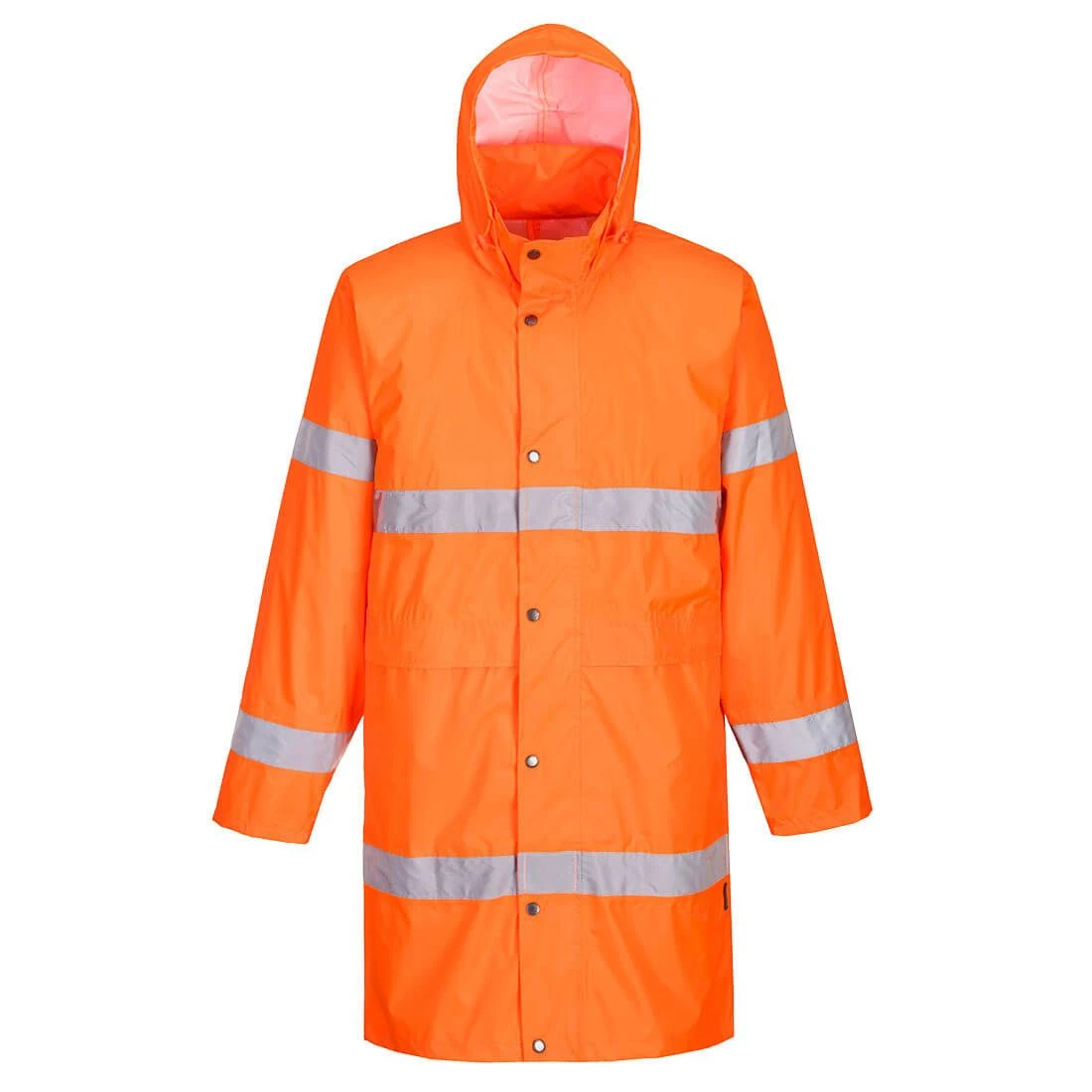 Portwest Hi-Vis Rain Coat 100cm 1 Portwest Hi-Vis Rain Coat 100cm