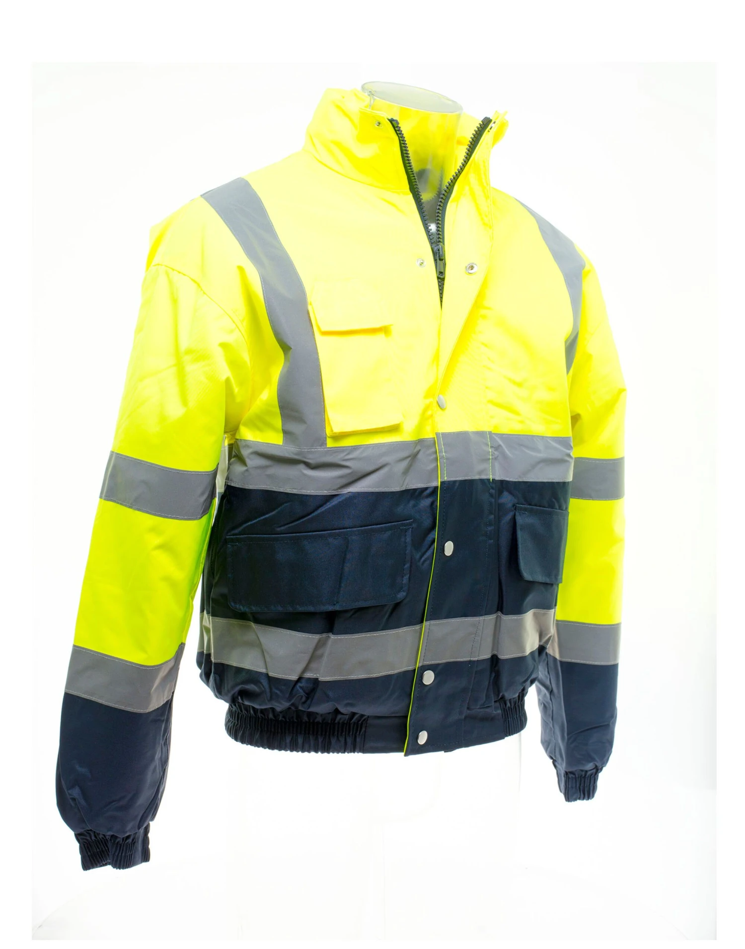 Yoko Hi-Vis 2 Tone Bomber Jacket 1 Yoko Hi-Vis 2 Tone Bomber Jacket