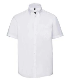 Russell Collection Mens Short Sleeve Classic Ultimate Non-Iron Shirt -Outlet Elite Togs Store 9be757d89e8046d3b4e48432bfade8bc46652a1f69350e99e2f3cfefbe3605d4