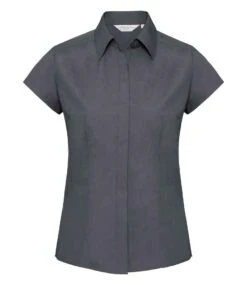 Russell Collection Ladies' Cap Sleeve Fitted Polycotton Poplin Shirt 20 Russell Collection Ladies' Cap Sleeve Fitted Polycotton Poplin Shirt -Outlet Elite Togs Store a1b49ca2dadeb495b1b98feb619742fd3537c8aa48c7b4aada7544174a44cb6d