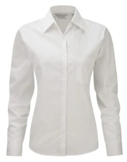 Russell Collection Ladies' Long Sleeve Classic Pure Cotton Poplin Shirt 10 Russell Collection Ladies' Long Sleeve Classic Pure Cotton Poplin Shirt -Outlet Elite Togs Store a6c2a423c5a60e254dabe4f26b7606aed4fdab95161fed5dac4df3bf55e209c1