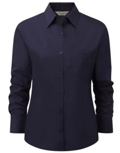 Russell Collection Ladies' Long Sleeve Classic Polycotton Poplin Shirt 19 Russell Collection Ladies' Long Sleeve Classic Polycotton Poplin Shirt -Outlet Elite Togs Store ad5bd58d4ede54e52316f6c19eba8a2cc08357e58541786ed5758ac2328c30ac