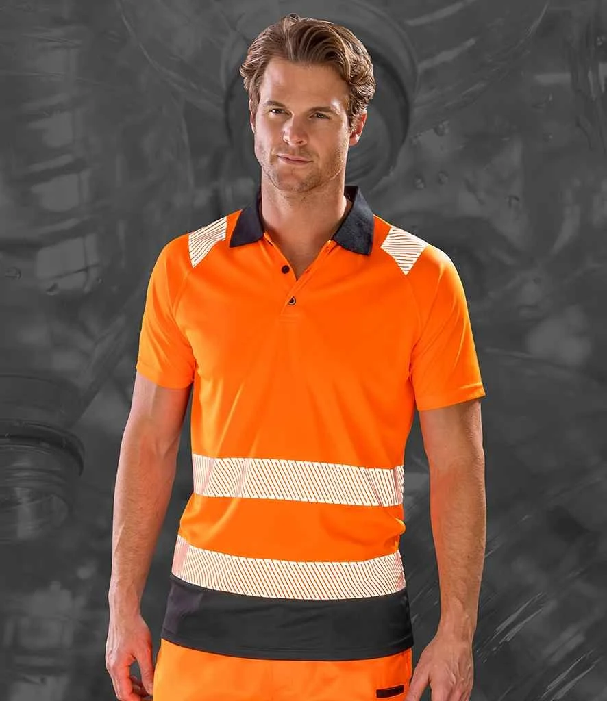 Result Genuine Recycled Recycled Safety Polo Shirt 4 Result Genuine Recycled Recycled Safety Polo Shirt - Image 4