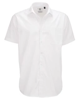 B&C Mens Smart Short Sleeve Poplin Shirt -Outlet Elite Togs Store b7dc2aa7ad90489d9ad99f0a474bf3ba55db6c474e245acc2ceb899330171a1e