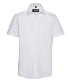 Russell Collection Mens Short Sleeve Tailored Polycotton Poplin Shirt -Outlet Elite Togs Store c8743aefc5175113fc31c88bd8b4d09220d3abd201135e2af7c11ac3dbee5b8f