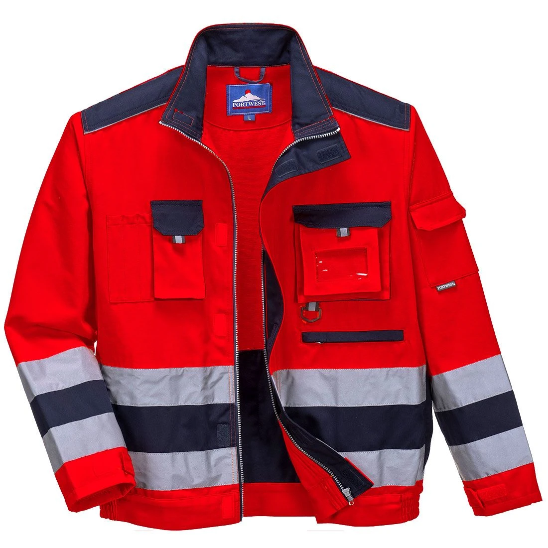 Portwest Lille Hi-Vis Contrast Bomber Jacket 3 Portwest Lille Hi-Vis Contrast Bomber Jacket - Image 3