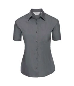 Russell Collection Ladies' Short Sleeve Classic Polycotton Poplin Shirt 23 Russell Collection Ladies' Short Sleeve Classic Polycotton Poplin Shirt -Outlet Elite Togs Store cb32a1bbc491f3cdd0bf6e5f6a2c89ca92dca9309ca0a78d70739b63fe2678d2