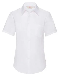 Fruit Of The Loom Ladies' Short Sleeve Poplin Shirt -Outlet Elite Togs Store cf775fc0a4348b75e5782be00e4ecb6265b9d9c00541677e037cf63c84f23de4