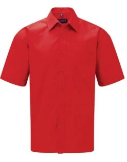 Russell Collection Mens Short Sleeve Classic Polycotton Poplin Shirt 22 Russell Collection Mens Short Sleeve Classic Polycotton Poplin Shirt -Outlet Elite Togs Store d81abae900b4ab5895426f26d9c7d3d21ffd72444ebc427a992559f4c3229bf9